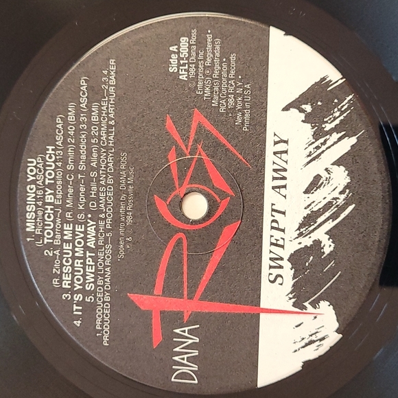 1984 DIANA ROSS Album - Picture 6 of 9